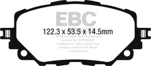 Load image into Gallery viewer, EBC 15-17 Mazda Miata MX-5 Yellowstuff Front Brake Pads
