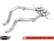 Load image into Gallery viewer, AWE Tuning 14-19 Chevy Corvette C7 Z06/ZR1 (w/o AFM) Track Edition Axle-Back Exhaust w/Chrome Tips
