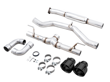 Load image into Gallery viewer, AWE Subaru BRZ / Toyota GR86 / Toyota 86 Track Edition Cat-Back Exhaust- Diamond Black Tips
