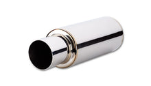 Load image into Gallery viewer, Vibrant TPV Round Muffler (23in Long) with 4in Round Tip Straight Cut - 2.5in inlet I.D.
