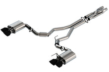 Load image into Gallery viewer, Borla 2020 Ford GT500 5.2L AT 3in ATAK CatBack Exhaust w/ Black Chrome Tips
