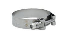 Load image into Gallery viewer, Vibrant SS T-Bolt Clamps Pack of 2 Size Range: 1.89in to 2.10in O.D.
