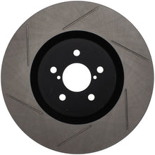 Load image into Gallery viewer, StopTech Power Slot 04 STi Front Right SportStop Slotted Rotor
