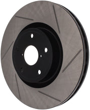 Load image into Gallery viewer, StopTech Power Slot 05-08 STi Front Right Slotted Rotor
