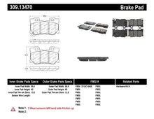 Load image into Gallery viewer, StopTech Performance 08-09 Infiniti FX50/G37 Rear Brake Pads
