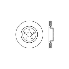 Load image into Gallery viewer, Stoptech 05-07 Subaru Impreza WRX Sti Front High Carbon CRYO-STOP Rotor
