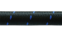 Load image into Gallery viewer, Vibrant -10 AN Two-Tone Black/Blue Nylon Braided Flex Hose (20 foot roll)
