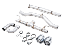 Load image into Gallery viewer, AWE Subaru BRZ/ Toyota GR86/ Toyota 86 Track Edition Cat-Back Exhaust- Chrome Silver Tips
