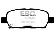 Load image into Gallery viewer, EBC 03-05 Infiniti FX35 3.5 Yellowstuff Rear Brake Pads
