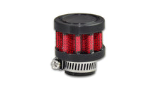 Load image into Gallery viewer, Vibrant Crankcase Breather Filter 35mm OD / 5/8in. (15mm) Inlet ID / 1.5in. Tall
