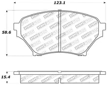 Load image into Gallery viewer, StopTech Performance 01-05 Miata w/ Sport Suspension Front Brake Pads D890
