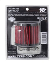 Load image into Gallery viewer, K&amp;N 1.75 inch Vent 3 inch D 2.5 inch H Air Filter - Rubber Top
