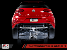 Load image into Gallery viewer, AWE Tuning Mk7 Golf R Track Edition Exhaust w/Chrome Silver Tips 102mm
