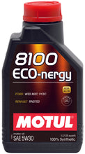 Load image into Gallery viewer, Motul 1L Synthetic Engine Oil 8100 5W30 ECO-NERGY - Ford 913C
