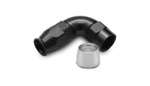 Load image into Gallery viewer, Vibrant Aluminum 90 Deg One Piece Hose End Fitting for PTFE Lined Hose -8AN Size
