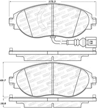 Load image into Gallery viewer, StopTech 14-18 Audi S3 Street Performance Front Brake Pads
