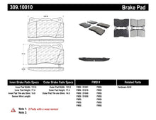 Load image into Gallery viewer, StopTech Performance 04-07 STi / 03-06 Evo / 08-10 Evo / 10+ Camaro Front Brake Pads
