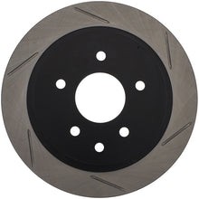 Load image into Gallery viewer, StopTech Power Slot 03-05 350Z / 03-04 G35 / 03-05 G35X SportStop Slotted Rear Left Rotor
