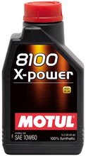 Load image into Gallery viewer, Motul 1L Synthetic Engine Oil 8100 10W60 X-Power - ACEA A3/B4
