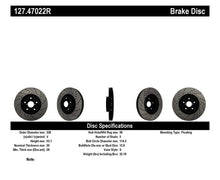 Load image into Gallery viewer, StopTech 05-10 Subaru Impreza WRX/STi Slotted &amp; Drilled Right Front Rotor
