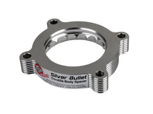 Load image into Gallery viewer, aFe 11-14 Ford Mustang/ 11-14 Ford F-150 V6 3.7L Silver Bullet Throttle Body Spacer - Silver
