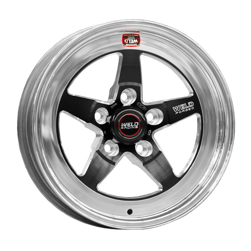 Weld S71 15x10 / 5x120mm BP / 7.5in. BS Black Wheel (Medium Pad) - Non-Beadlock