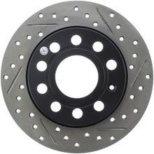 Load image into Gallery viewer, StopTech 11-17 Volkswagen Jetta /Golf / Golf GTI Slotted &amp; Drilled Rear Left Rotor
