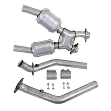 Load image into Gallery viewer, BBK 99-04 Mustang 4.6 GT / Cobra High Flow X Pipe With Catalytic Converters - 2-1/2
