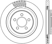 Load image into Gallery viewer, StopTech 2015 Ford Mustang GT w/ Brembo Brakes Left Rear Slotted Brake Rotor
