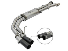 Load image into Gallery viewer, aFe POWER Rebel Series 3in 409 SS Cat Back Exhaust w/ Black Tips 17 Ford F-150 Raptor V6-3.5L
