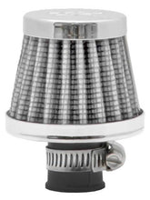 Load image into Gallery viewer, K&amp;N 2in Base OD x .375in Flange ID x 1.75in H Rubber Base Crankcase Vent Filter - White
