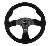 Load image into Gallery viewer, NRG Reinforced Steering Wheel (320mm) Suede w/Black Stitch
