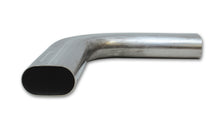 Load image into Gallery viewer, Vibrant 3in Oval (Nominal Size) T304 SS 90 deg Mandrel Bend 6in x 6in leg lengths
