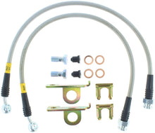 Load image into Gallery viewer, StopTech 04-08 Cadillac STS / 05-08 14-15 Chevrolet Corvette Stainless Steel Rear Brake Lines
