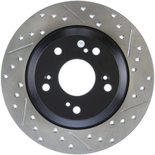 Load image into Gallery viewer, StopTech 00-09 S2000 Slotted &amp; Drilled Left Rear Rotor
