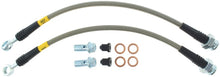 Load image into Gallery viewer, StopTech 89-98 Nissan 240SX (OE Upgrade) Stainless Steel Rear Brake Lines
