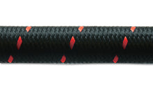 Load image into Gallery viewer, Vibrant -8 AN Two-Tone Black/Red Nylon Braided Flex Hose (10 foot roll)
