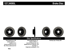 Load image into Gallery viewer, StopTech 06 BMW 330 / 07-09 BMW 335 Slotted &amp; Drilled Left Rear Rotor
