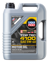 Load image into Gallery viewer, LIQUI MOLY 5L Top Tec 4100 Motor Oil SAE 5W40
