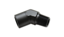 Load image into Gallery viewer, Vibrant 1/8in NPT Female to Male 45 Degree Pipe Adapter Fitting
