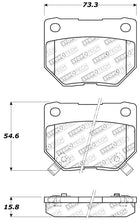 Load image into Gallery viewer, StopTech Performance 06-07 Subaru Impreza WRX (Exc STi) Rear Brake Pads
