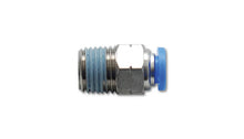 Load image into Gallery viewer, Vibrant Male Straight Pneumatic Vacuum Fitting (1/4in NPT Thread) - for 1/4in (6mm) OD tubing
