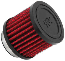 Load image into Gallery viewer, K&amp;N 1.75 inch Vent 3 inch D 2.5 inch H Air Filter - Rubber Top
