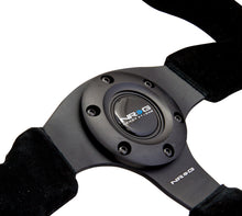 Load image into Gallery viewer, NRG Reinforced Steering Wheel (320mm) Suede w/Black Stitch
