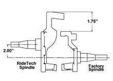 Load image into Gallery viewer, Ridetech 67-69 GM F-Body 68-74 X-Body 64-72 A-Body Tall Spindles Pair
