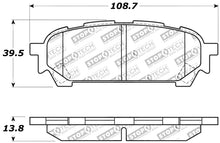 Load image into Gallery viewer, StopTech Performance 03-05 WRX Rear Brake Pads
