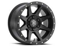 Load image into Gallery viewer, ICON Rebound 17x8.5 6x135 6mm Offset 5in BS 87.1mm Bore Satin Black Wheel
