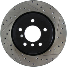 Load image into Gallery viewer, StopTech 06 BMW 330 / 07-09 BMW 335 Slotted &amp; Drilled Left Rear Rotor
