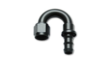 Load image into Gallery viewer, Vibrant -8AN Push-On 180 Deg Hose End Fitting - Aluminum
