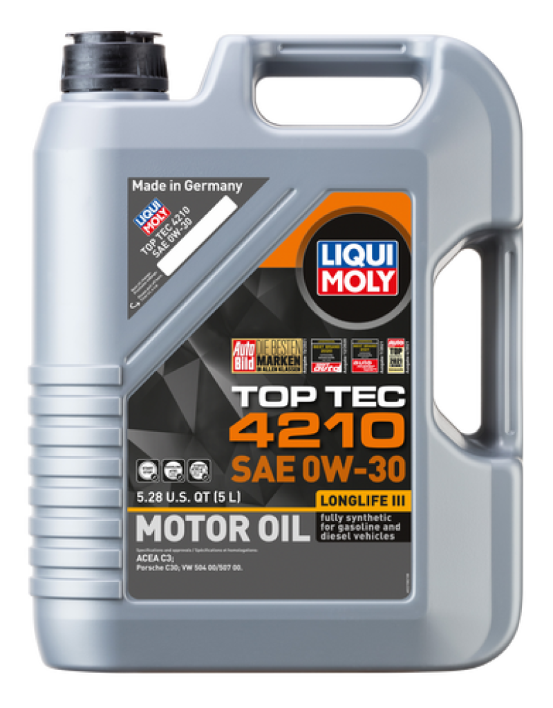 LIQUI MOLY 5L Top Tec 4210 Motor Oil SAE 0W30